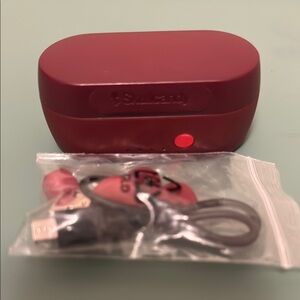 Skullcandy Red Wireless Earbuds